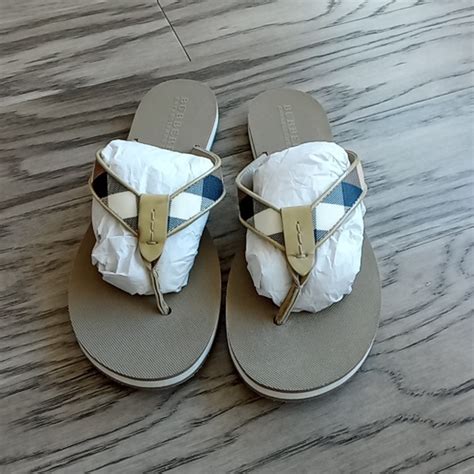 burberry flip flops blue|burberry arthur sandals for women.